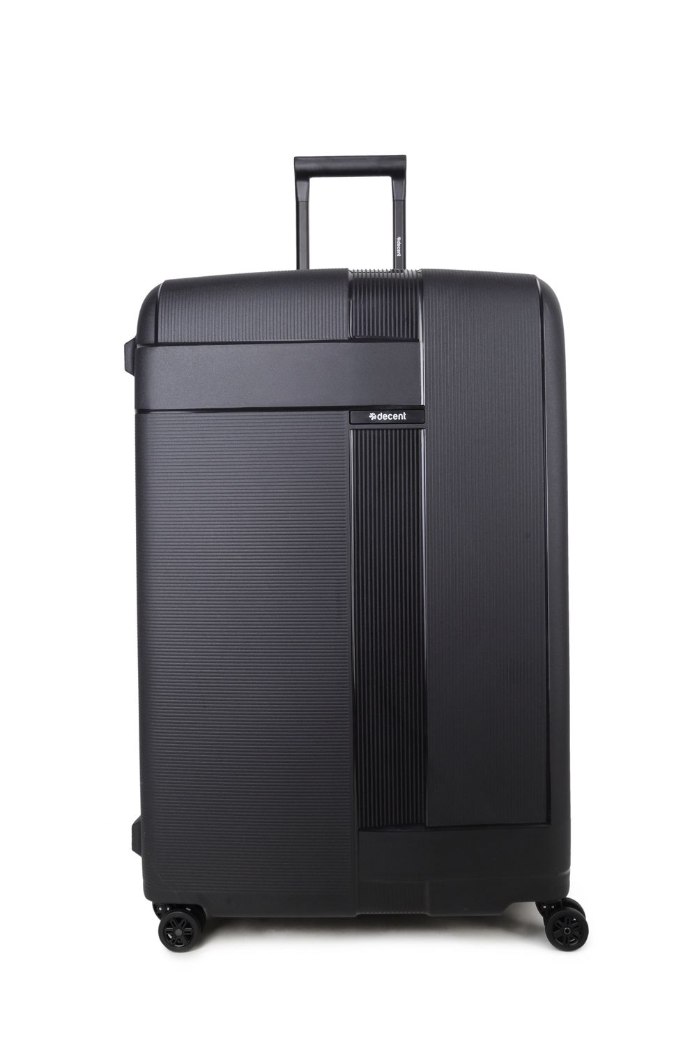 Transit 2.0 Großer Hartschalen-Reisekoffer 135 L – Trolley mit TSA-Zahlenschloss, 4 Doppelrollen Anthrazitschwarz (82 × 54 × 32,5 cm)