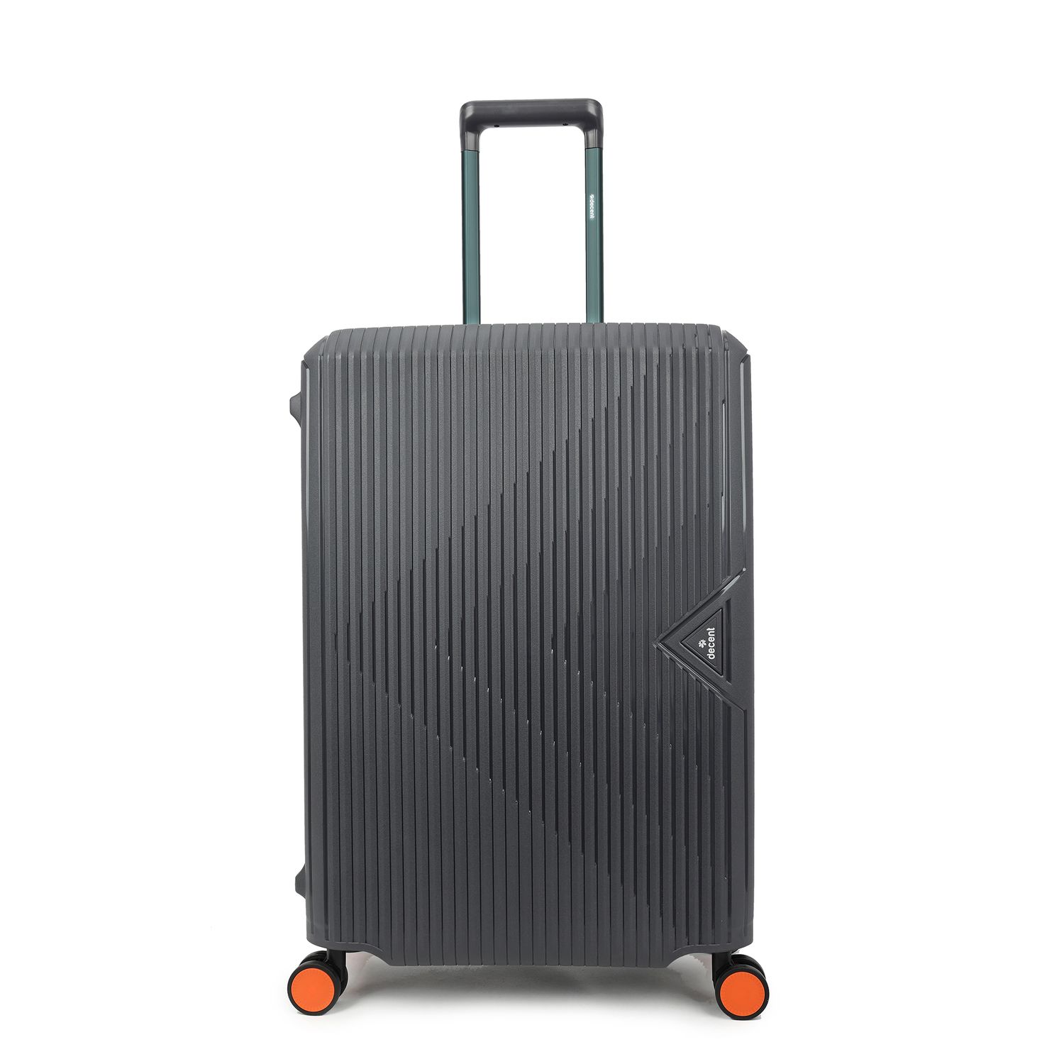 Smart Mittelgroßer Hartschalen-Reisekoffer 73 L – Trolley mit TSA-Zahlenschloss, 4 Doppelrollen Anthrazitgrau (67 × 46 × 27 cm)