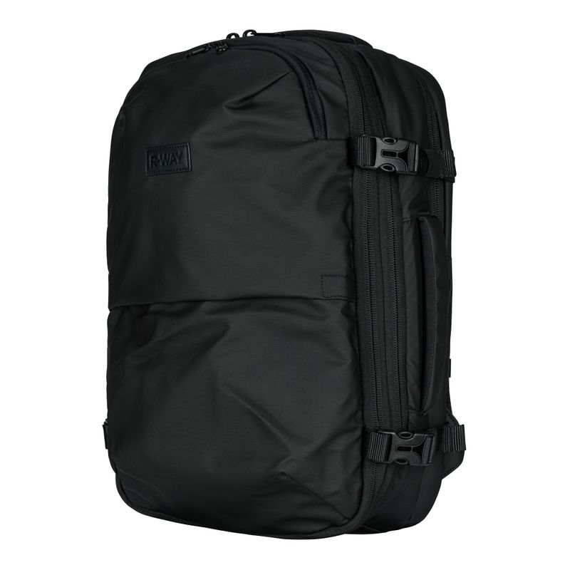 R-Way Premium Vakuum-Rucksack Schwarz – mit TSA-Schloss, Laptopfach &amp; USB-Anschluss
