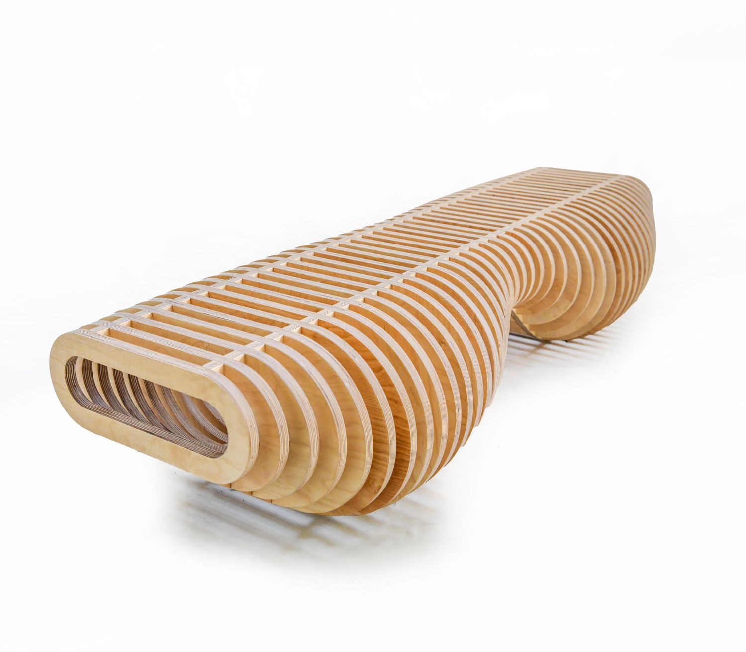 Infinity Bench Fabricated By Af, Designed By Carl Fredrik Svenstedt And Sold By Larival.