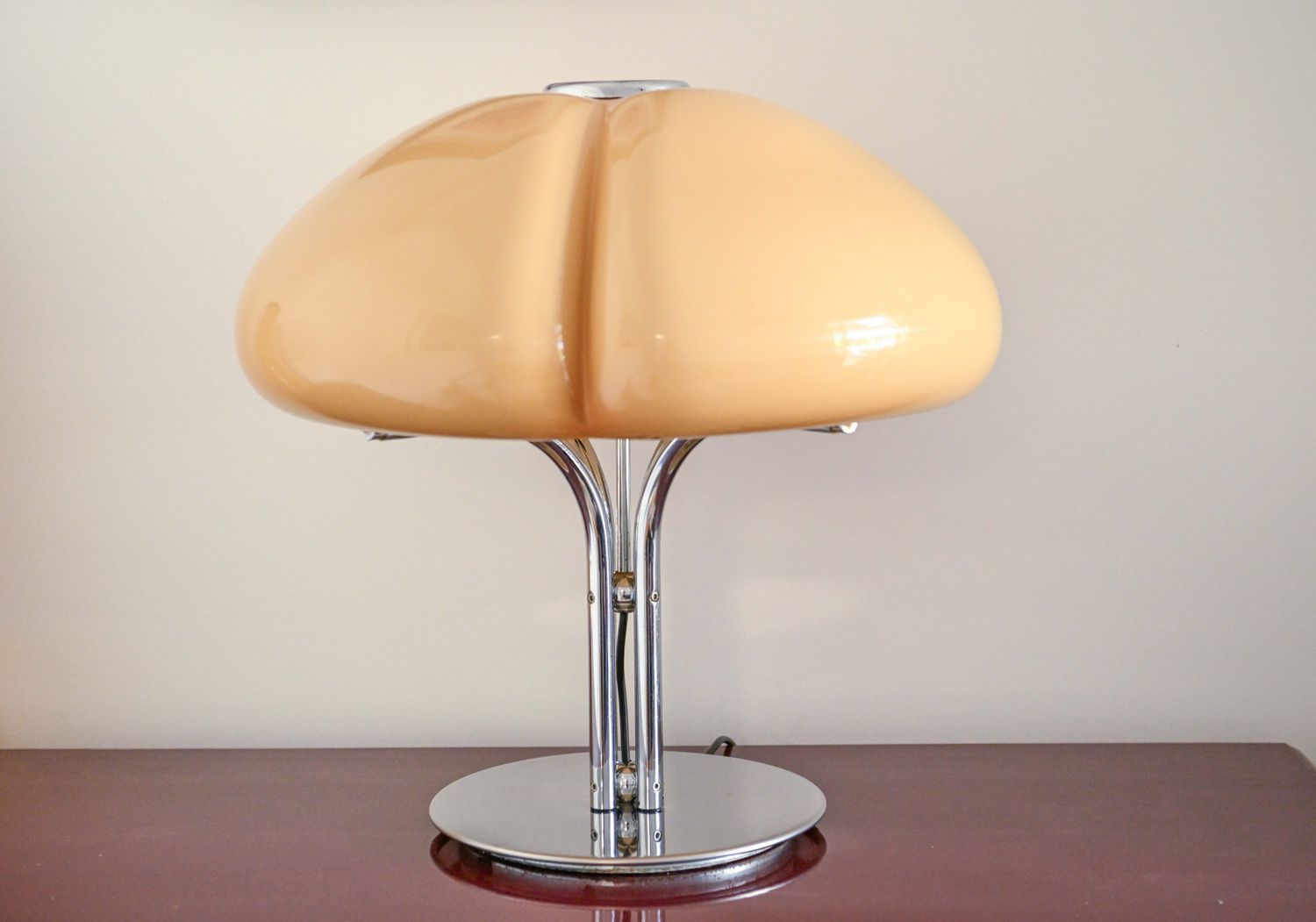 Harvey Guzzini Quadrifoglio' Table Lamp By Ufficio Progetti For Guzzini, 1970s