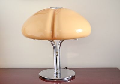 Harvey Guzzini Quadrifoglio' Table Lamp By Ufficio Progetti For Guzzini, 1970s