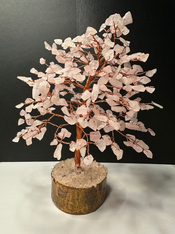 Rosenquarz Edelsteinbaum Rosenquarz Edelsteinbaum