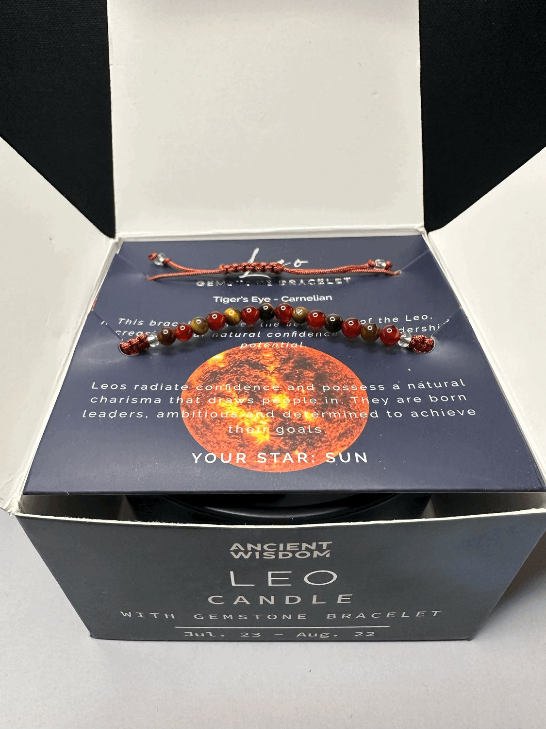 Kristallkerze Löwe Kristallkerze Löwe