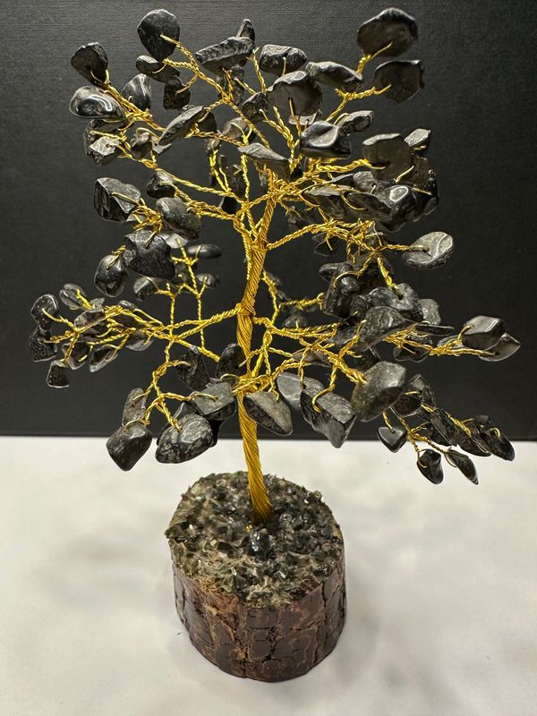 Schwarzer Achat Edelsteinbaum Schwarzer Achat Edelsteinbaum