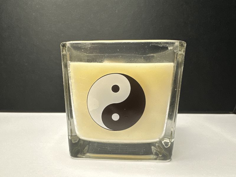 Rapswachs - Duftkerze Yin Yang