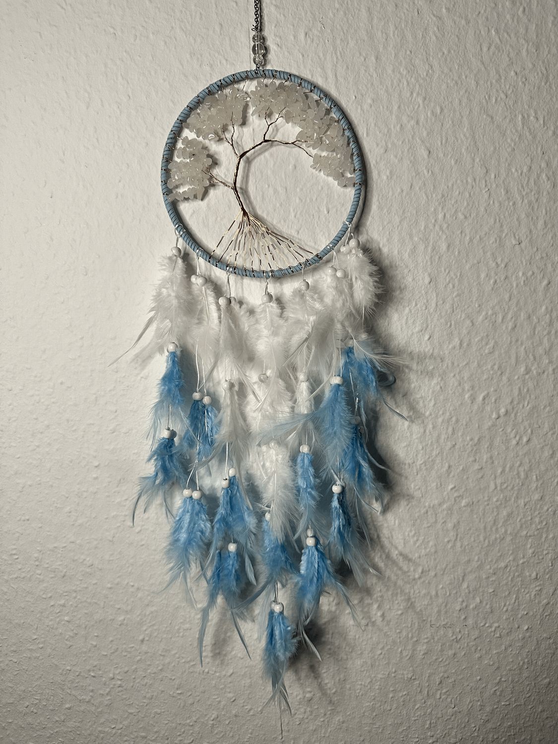Traumfänger weißer Jade Traumfänger weißer Jade
