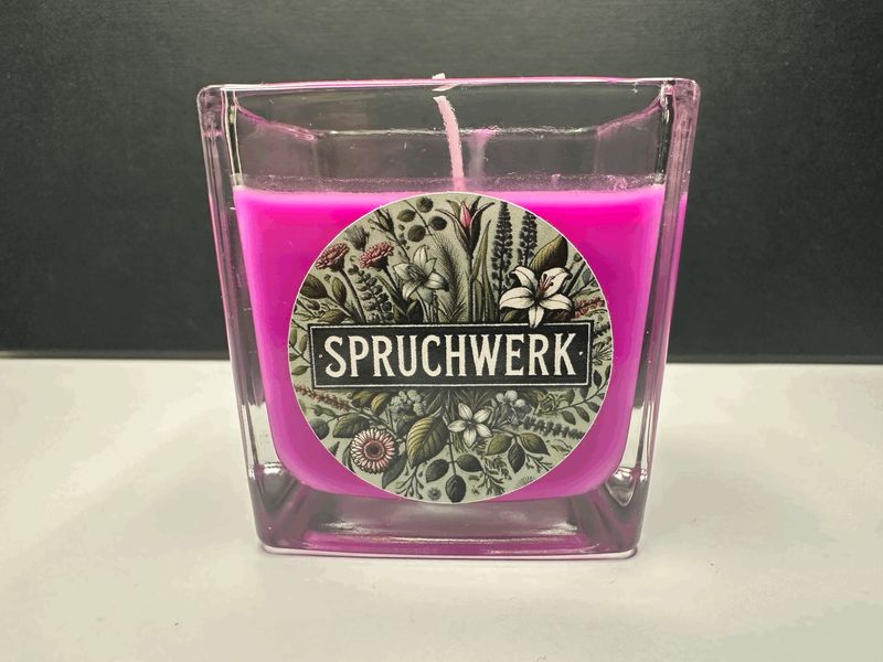 Duftkerze Rapswachs Pink
