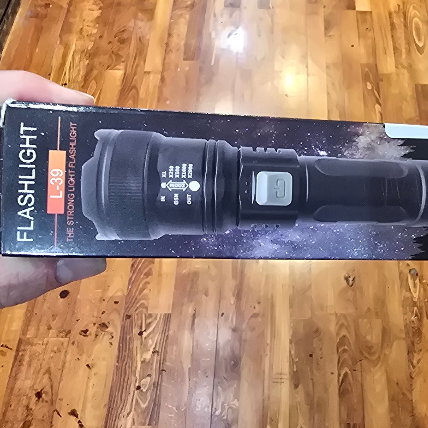 L-39 Flashlight – 300 Lumens, Strong Light with USB Charging