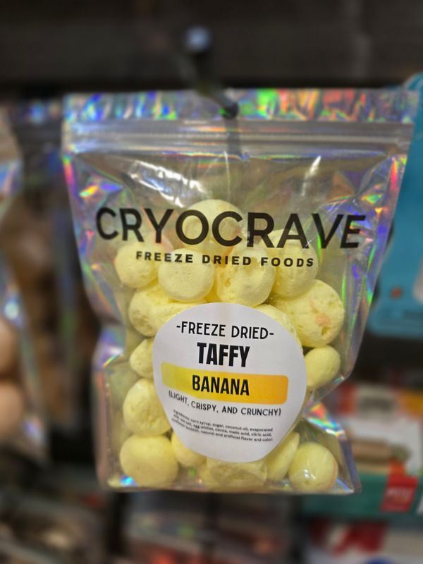 Freeze Dried Banana Taffy