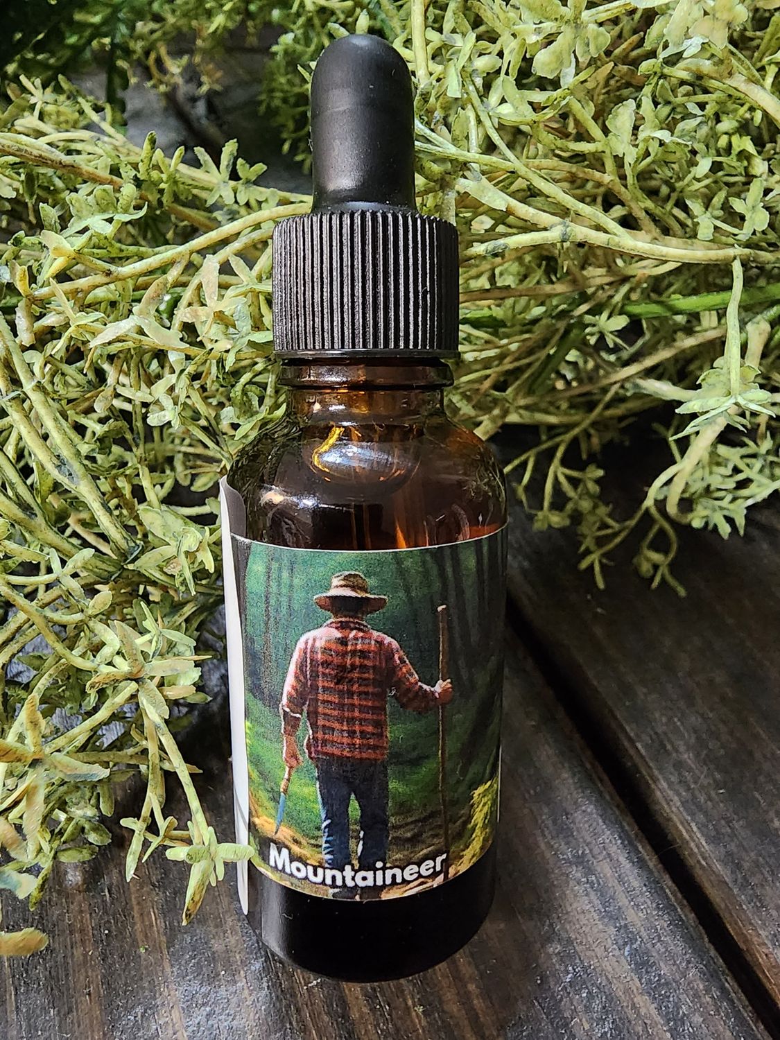 Mountain Grooming Beard Oil, name: Mountaineer (Essential Oil Based)