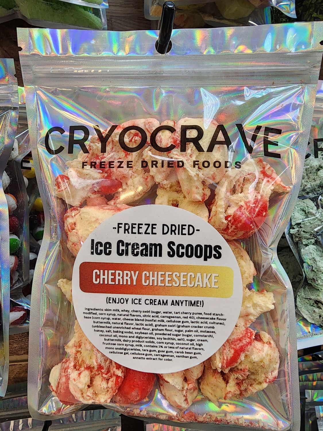 Cherry Cheesecake Scoops