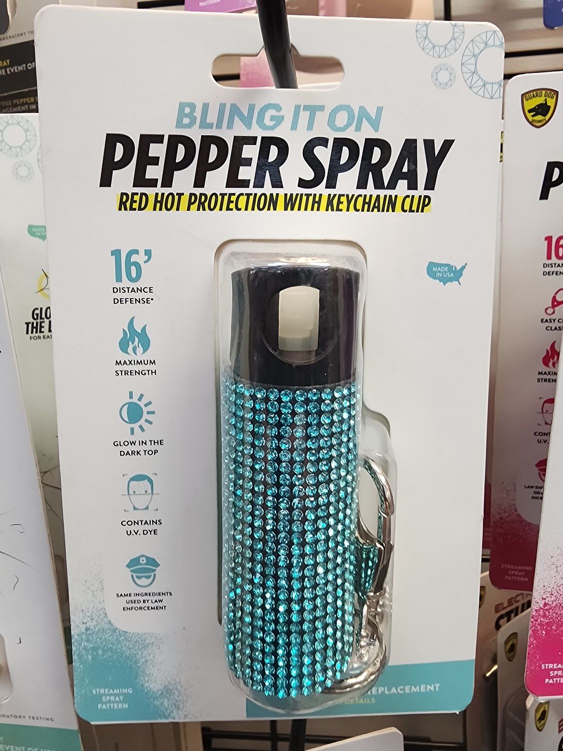 Bling It On Pepper Spray - Teal