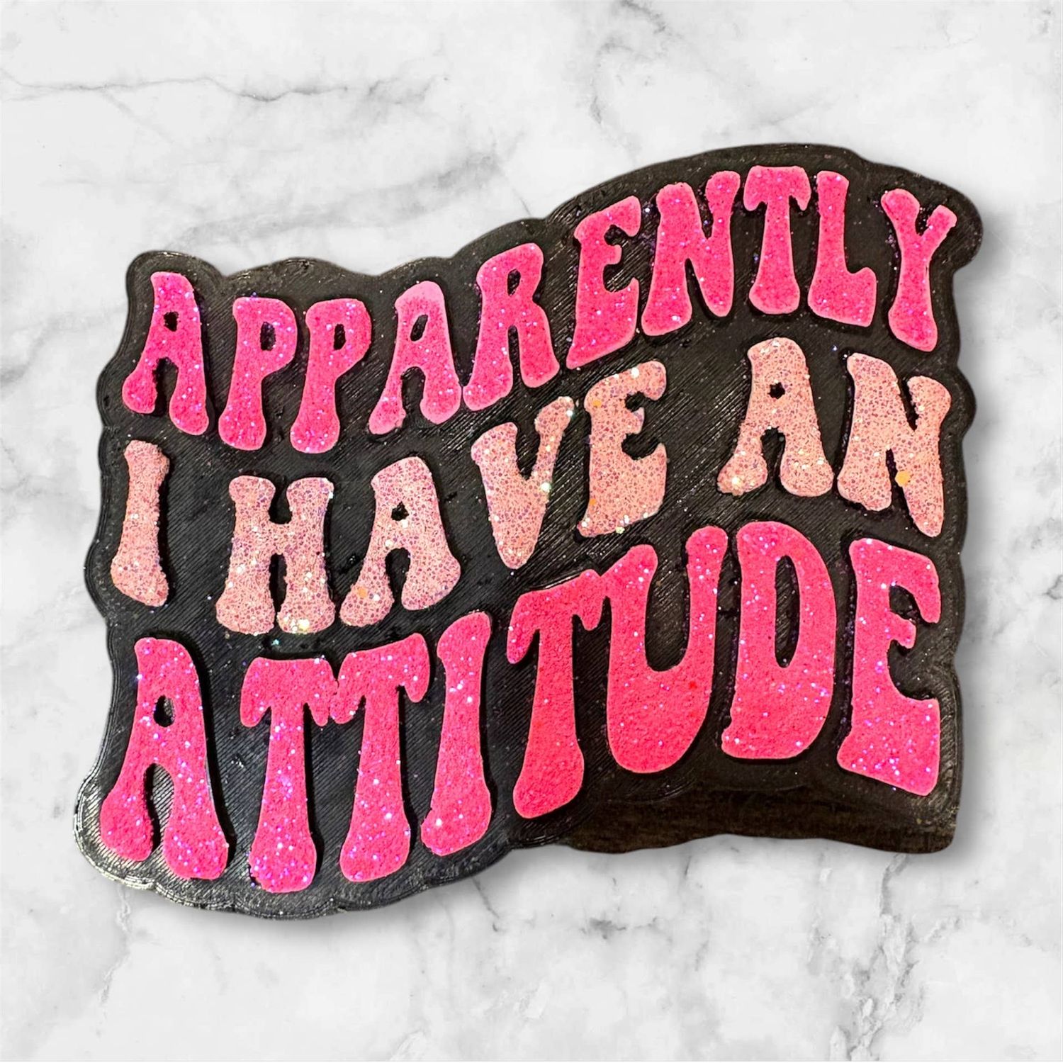 Attitude Car Freshie, Scent: Pink Sands