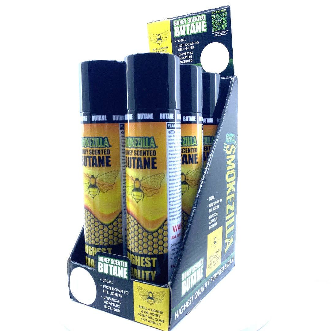 Smokezilla Scented Butane Lighter Refill 300ML- 6/Display