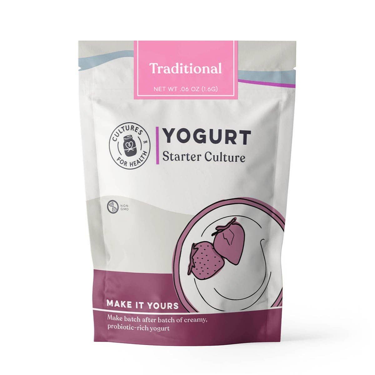 Traditional Flavor Yogurt Starter Culture (8 Count Case Pack