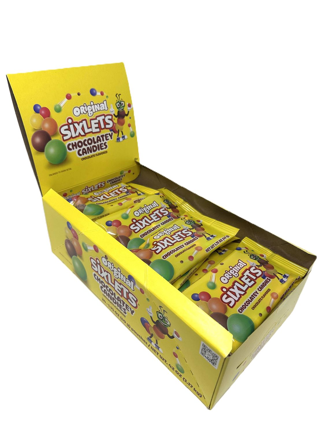 Original Sixlets Chocolatey Candies 1.75oz Bag, 24ct Box