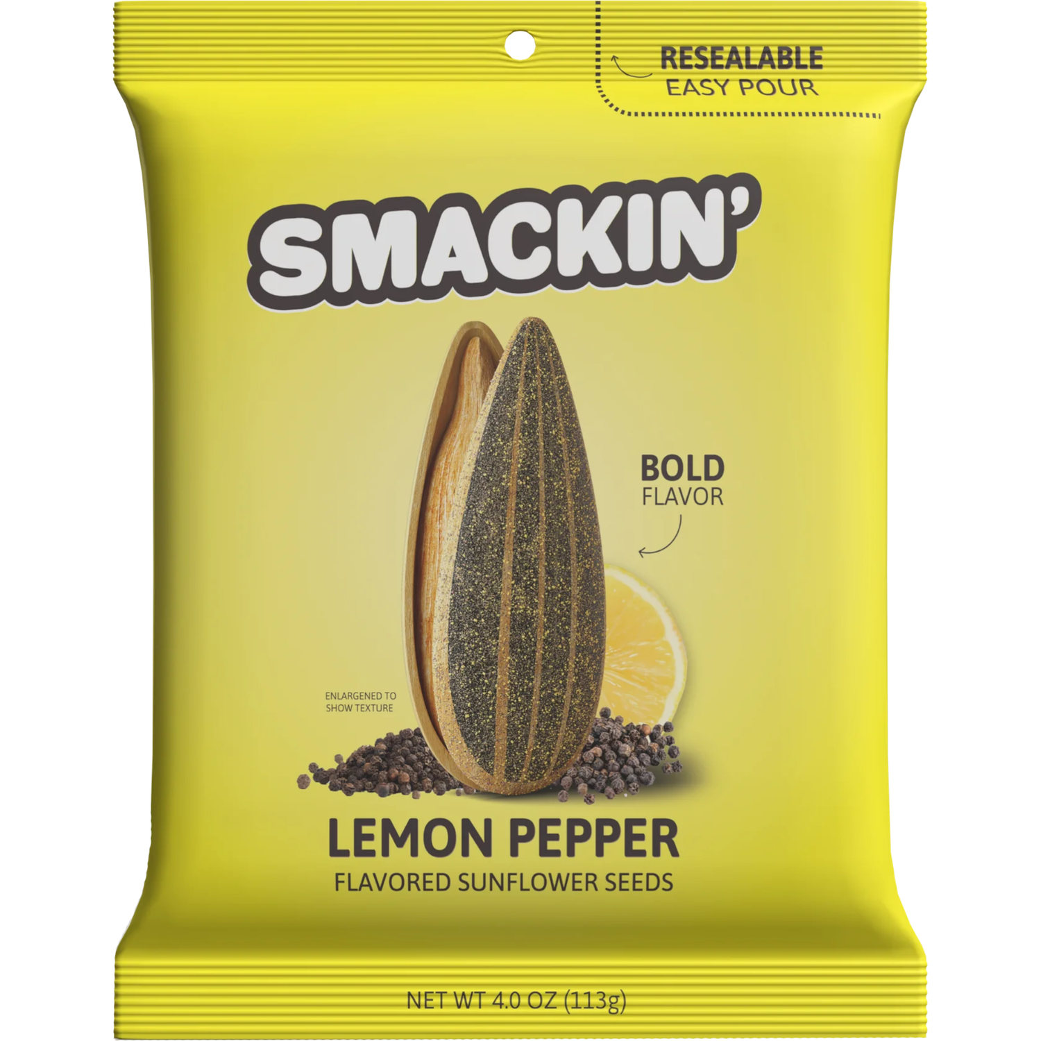 Smackin&#39; Seeds Lemon Pepper 4 oz
