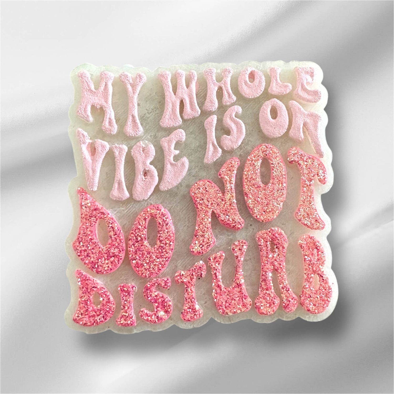 Do Not Disturb Car Freshie, Scent: Pink Sands