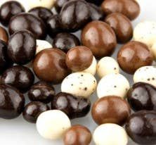 Panned Tri Color Roasted Coffee Beans Milk-Dark-W/Flair