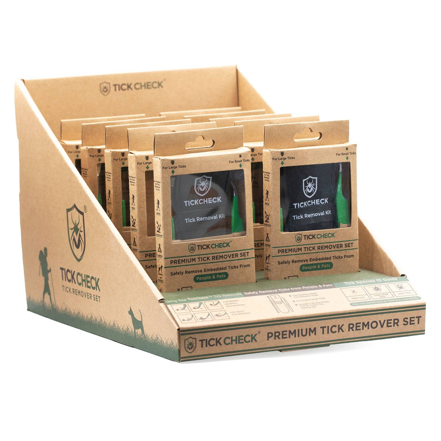 TickCheck Premium Tick Remover Kit - 10pc PDQ Display
