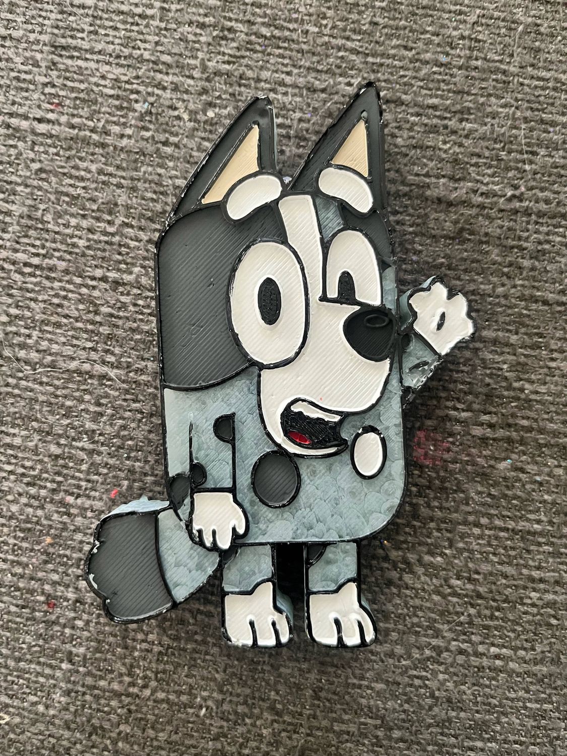 Grey dog Car freshie