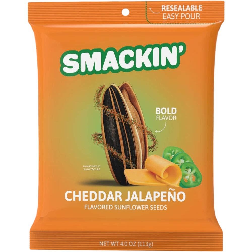 Smackin&#39; Seeds Cheddar Jalapeno 4 oz