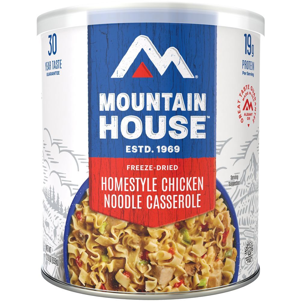 Mountain House Homestyle Chicken Noodle Casserole #10 Can – Freeze Dried Meal