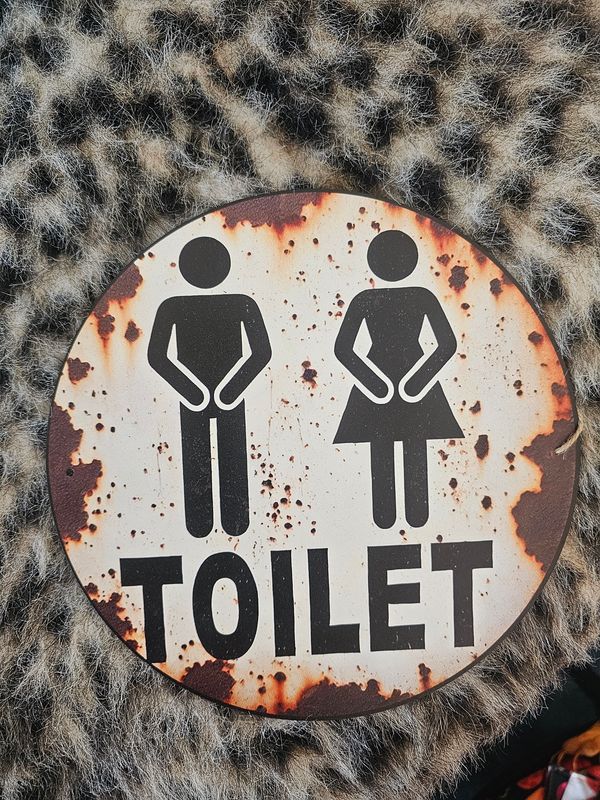 BATHROOM DECOR SIGNS BIG