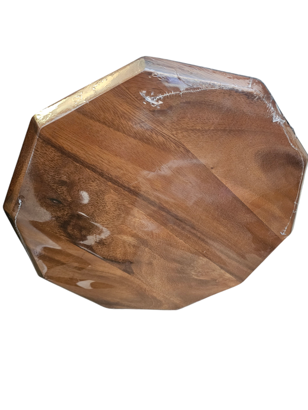 GEOMETRY WOODEN PLATTER