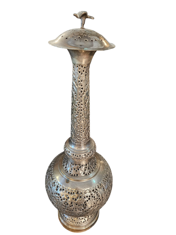 MOROCCAN SILVER TABLE LAMP