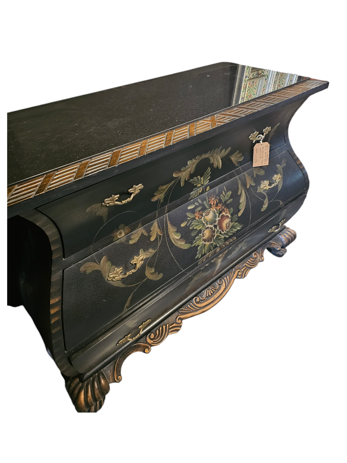 CHEST OF DRAWERS TOMB BLACK PATINA