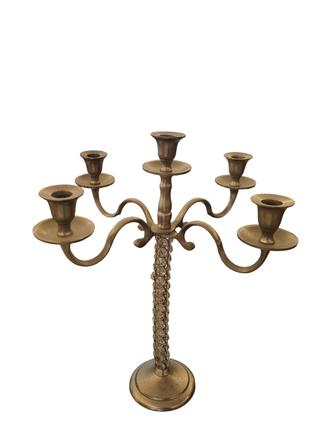 STAINLESS SILVER CANDLE HOLDER