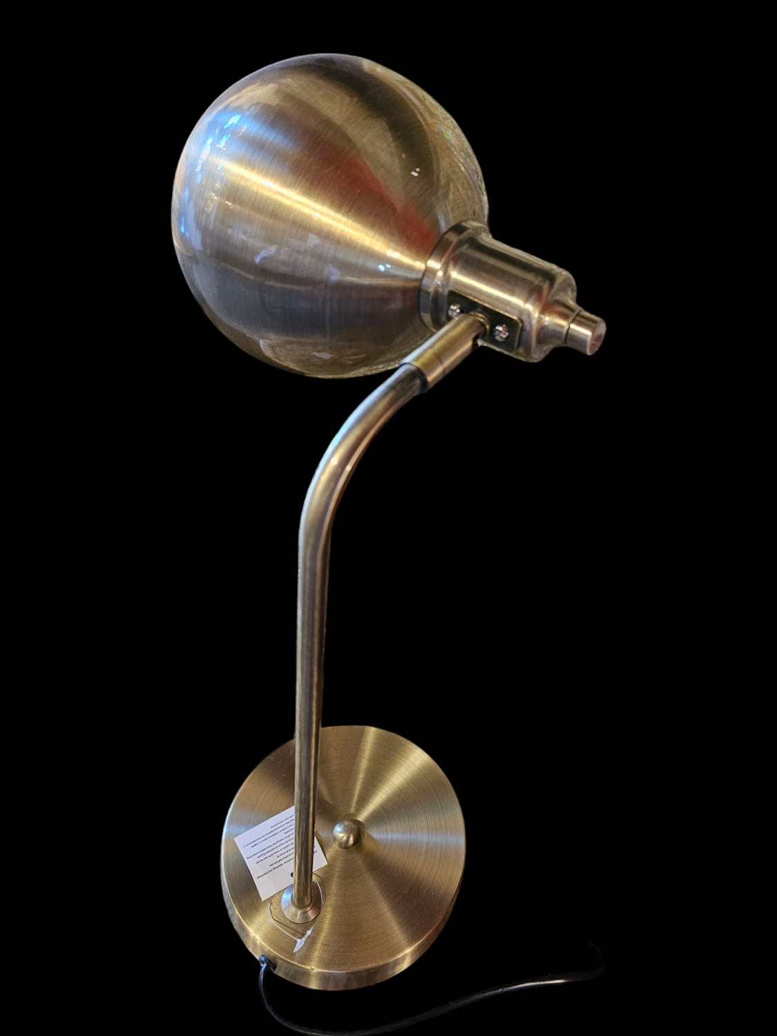 GOLD STAND MOVABLE LAMPSHADE