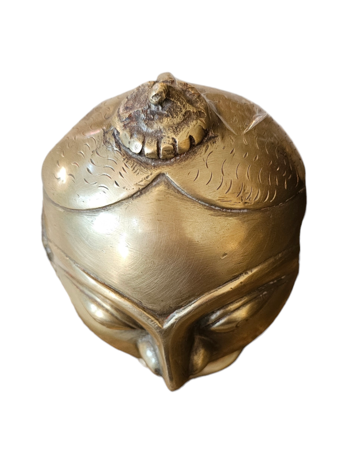 BRASS BUDDHA HEAD