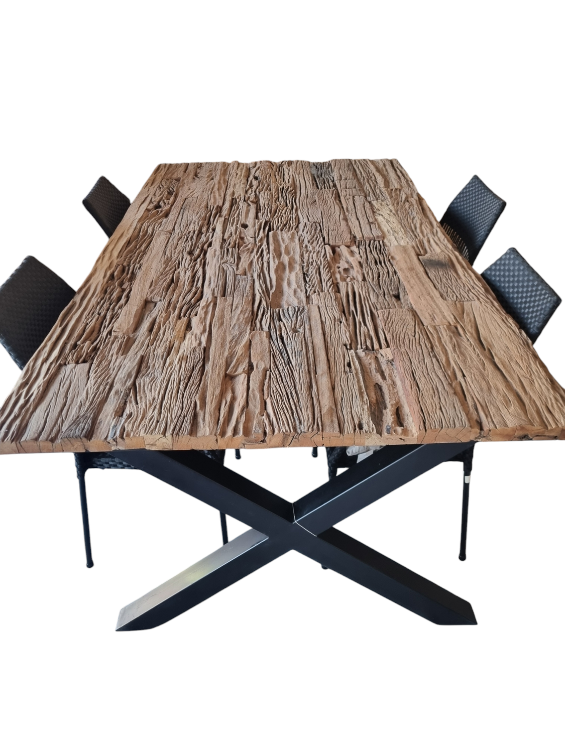 LIVE WOODEN DINING TABLE RAFT BOAT