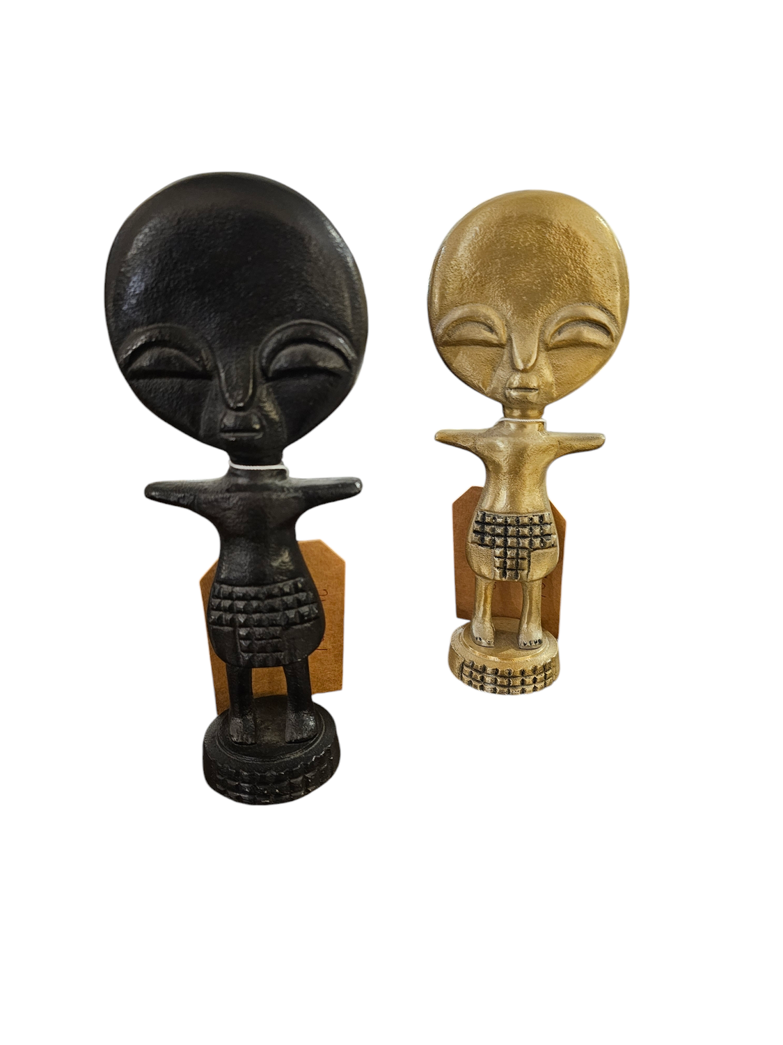 AFRICAN LADY -GOLD -BLACK- 8X5X21