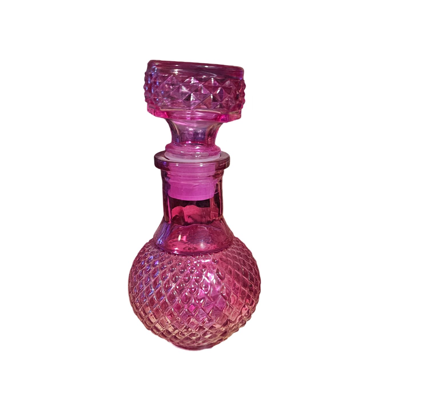 CRYSTAL CONDIMENTS BOTTLE PINK