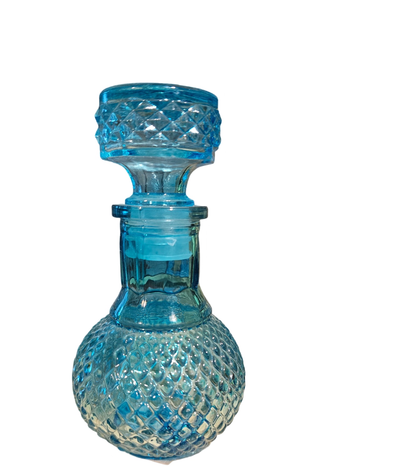 CRYSTALS CONDIMENTS BOTTLE BLUE