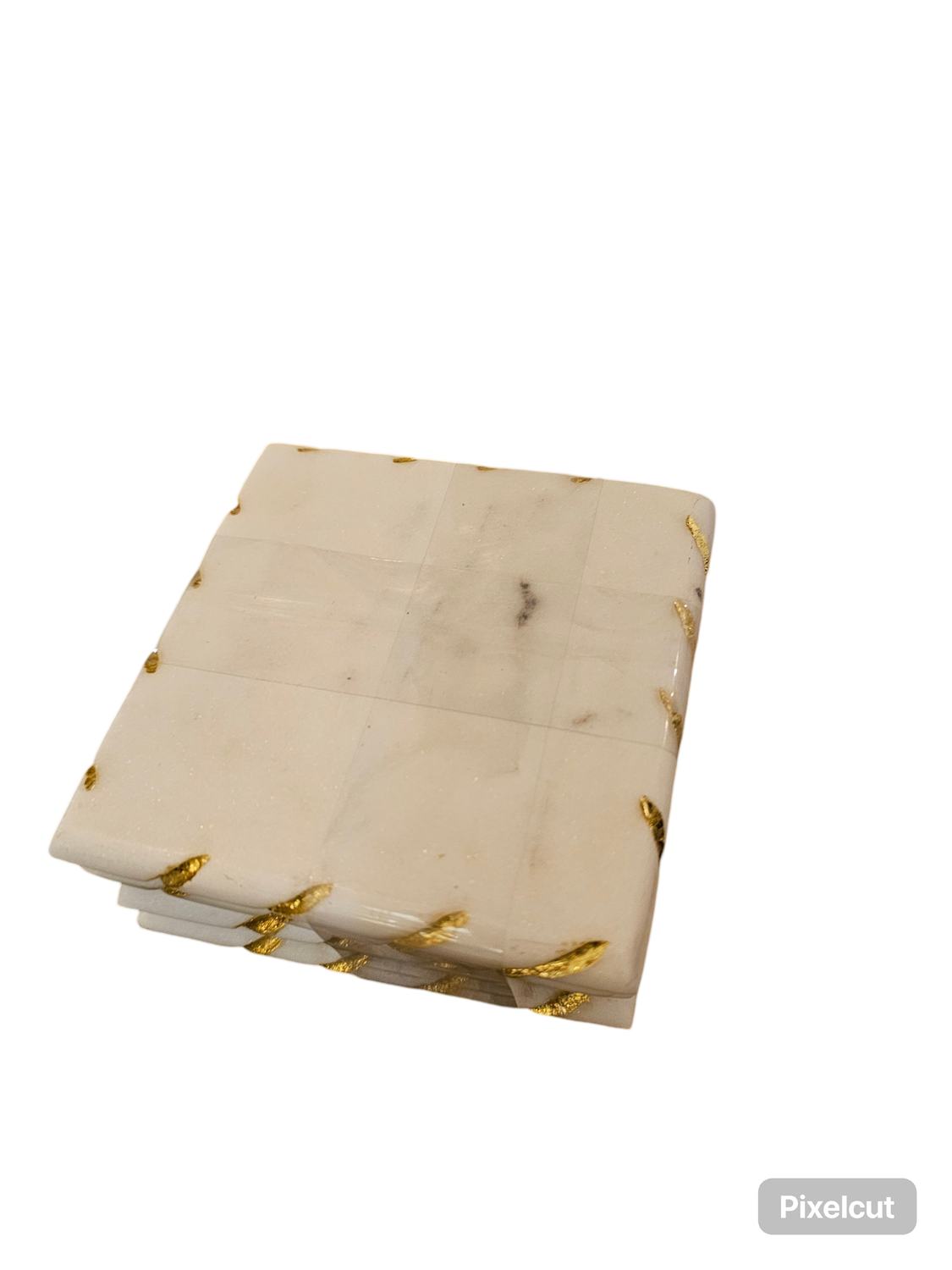WHITE MARBLE COASTER