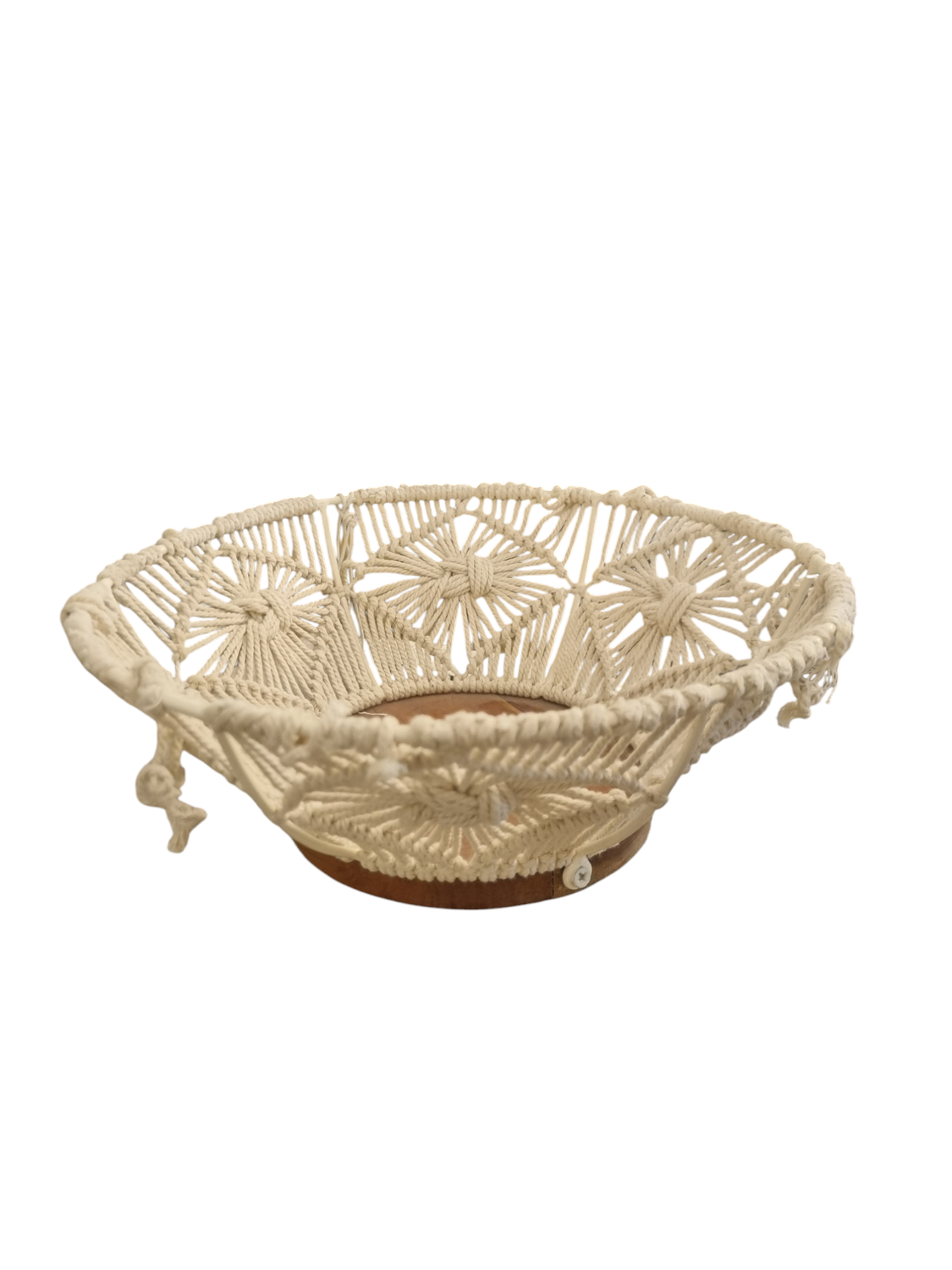 WOVEN STRING FRUIT BOWL