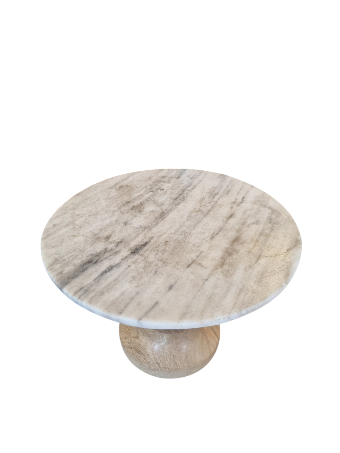 WOODEN STAND RISER MARBLE TOP