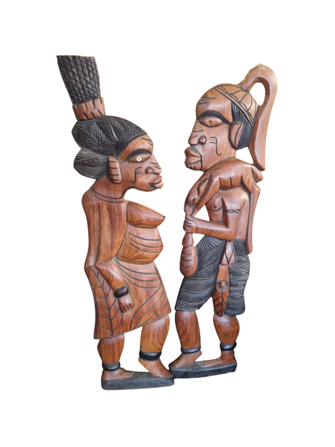 WOODEN AFRICAN FIGURE