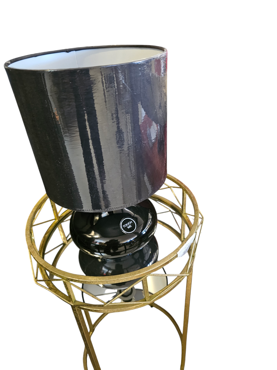 BLACK ZACHARI TOUCH TABLE LAMP