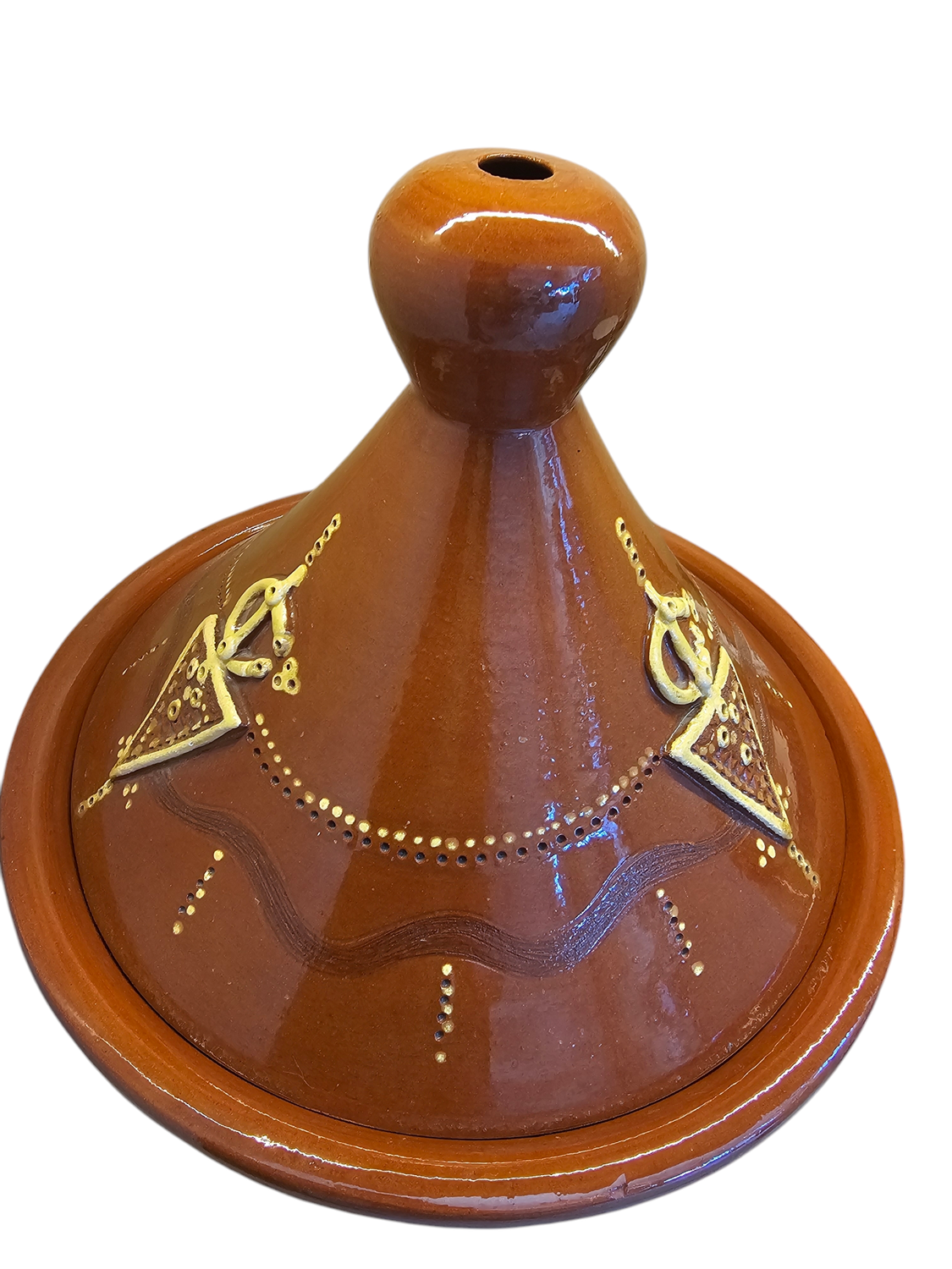 BROWN BIG SHINY TAJINS