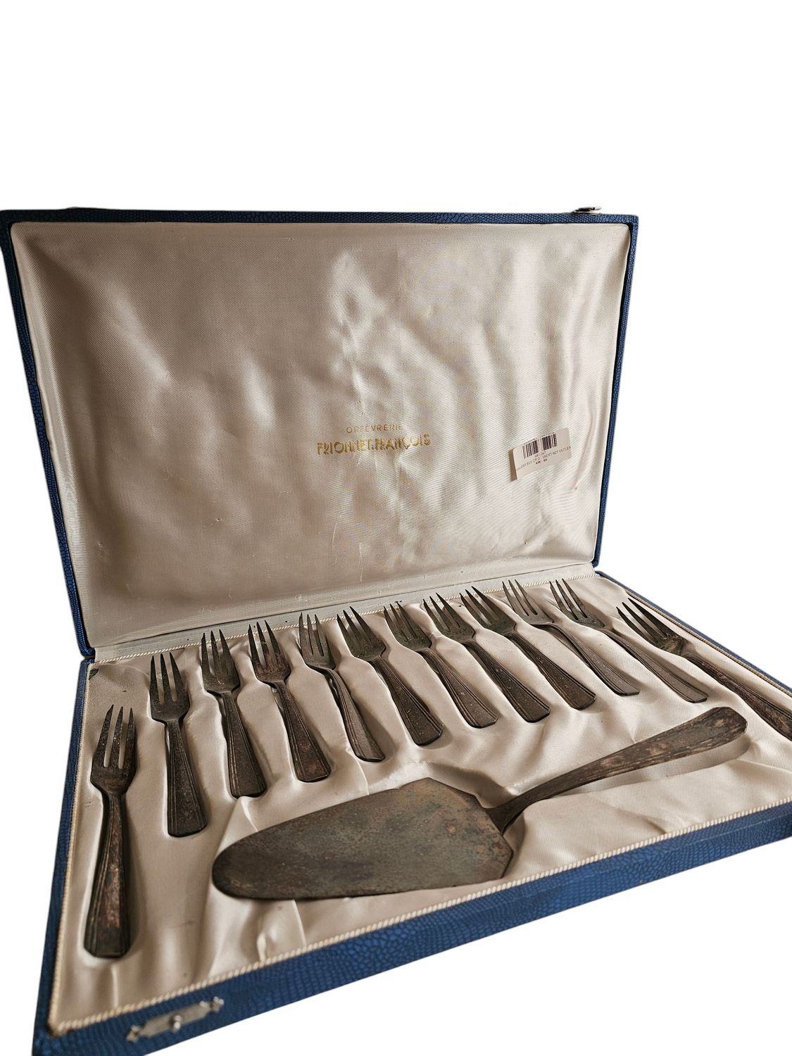 ANTIQUE STERLING FORK IN A BOX