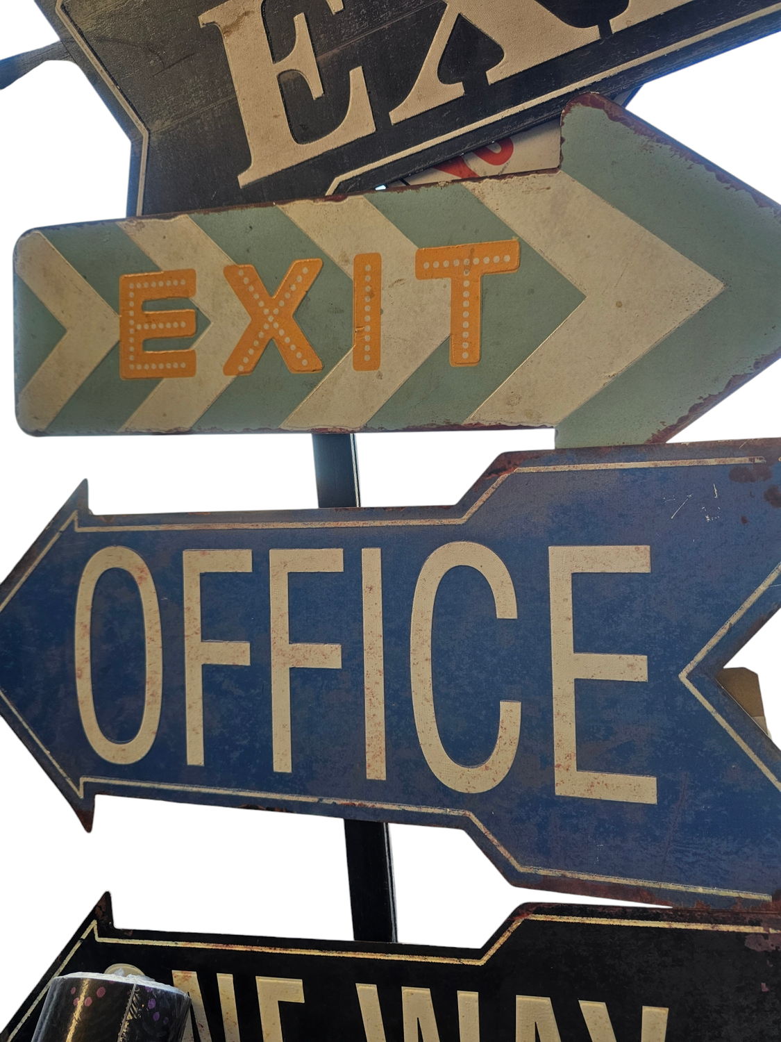 BLUE OFFICE WALL DECORATION 47x19