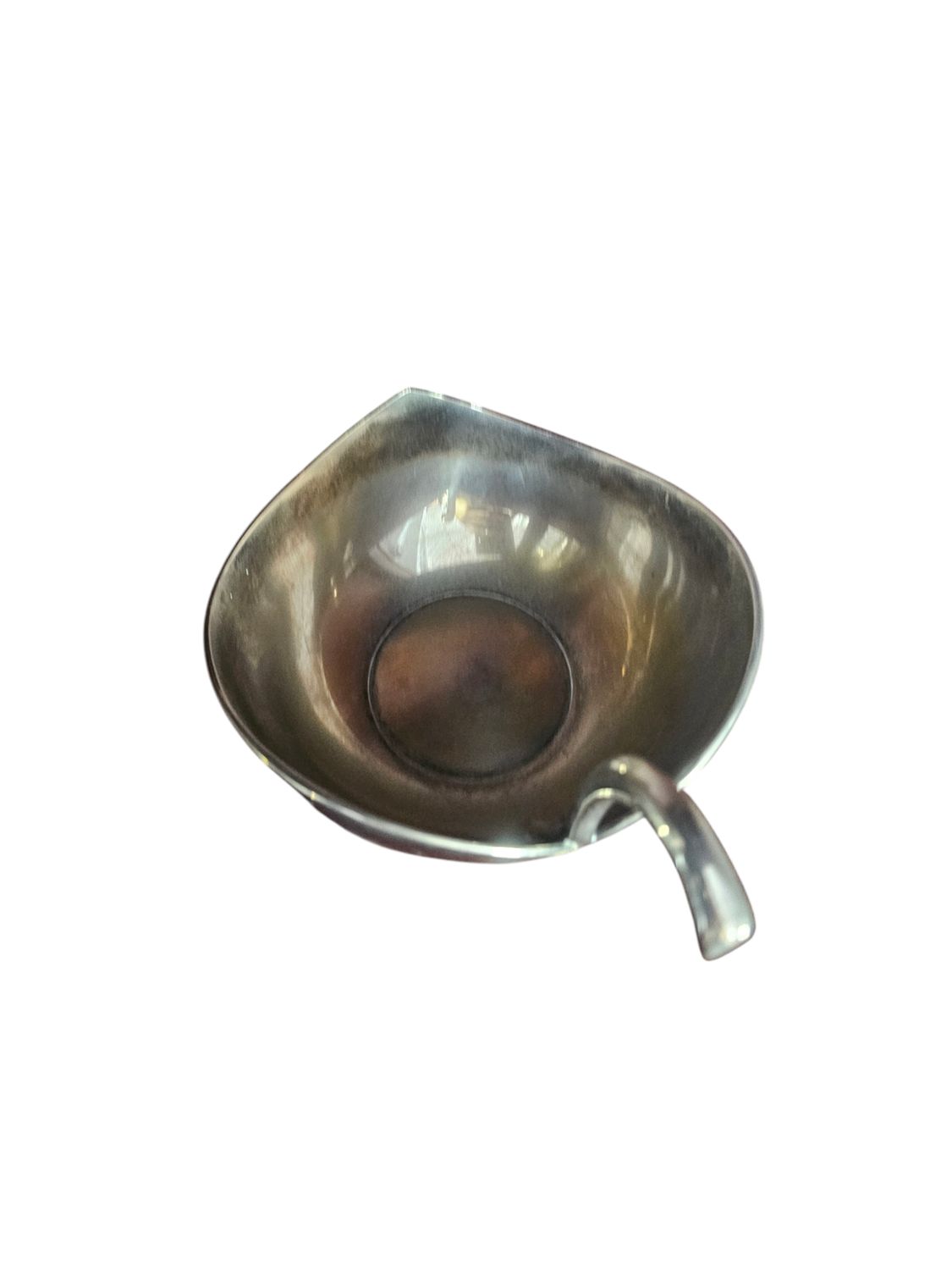 VINTAGE SILVER LEAF SHAPED BOWL