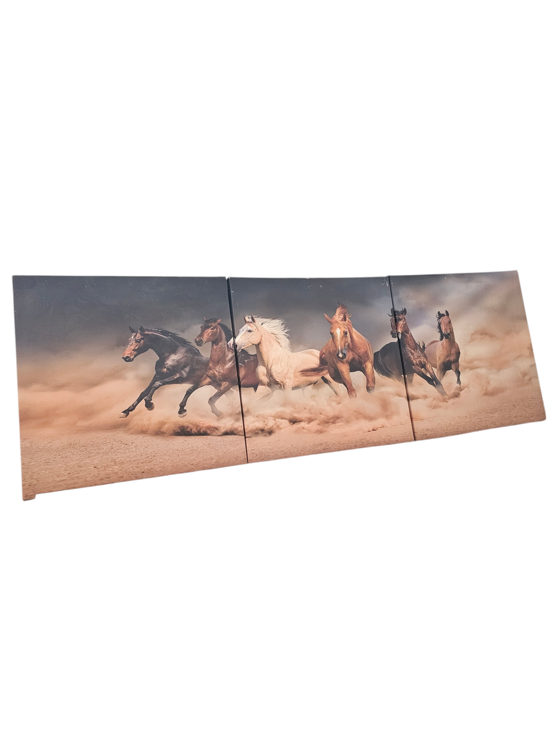 HORSES 3 SQUARE FRAMED