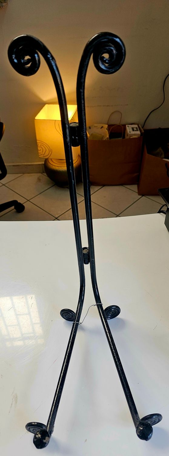 MOROCCAN IRON BLACK STAND
